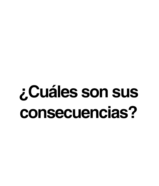 Algunas consecuencias que podemos observar están relacionadas con el rendimiento, el estado anímico, las relaciones con el resto de la familia y el descuido de otras facetas de la vida cotidiana como la alimentación o el sueño. Además, aquellas personas que permitan que la tecnología sea un obstáculo para mantener relaciones presenciales satisfactorias, pueden terminar desarrollando dificultades más adelante, como por ejemplo: Dificultad para enfrentarse a las emociones: cada vez más jóvenes se muestran incapaces de romper una relación de pareja cara a cara o sincerarse con un amigo, y acuden a los mensajes y Whatsapp para hacerlo. Dificultad para afrontar conflictos: con frecuencia los conflictos entre adolescentes se trasladan al entorno digital, donde no ven el impacto que causan sus palabras en los demás.