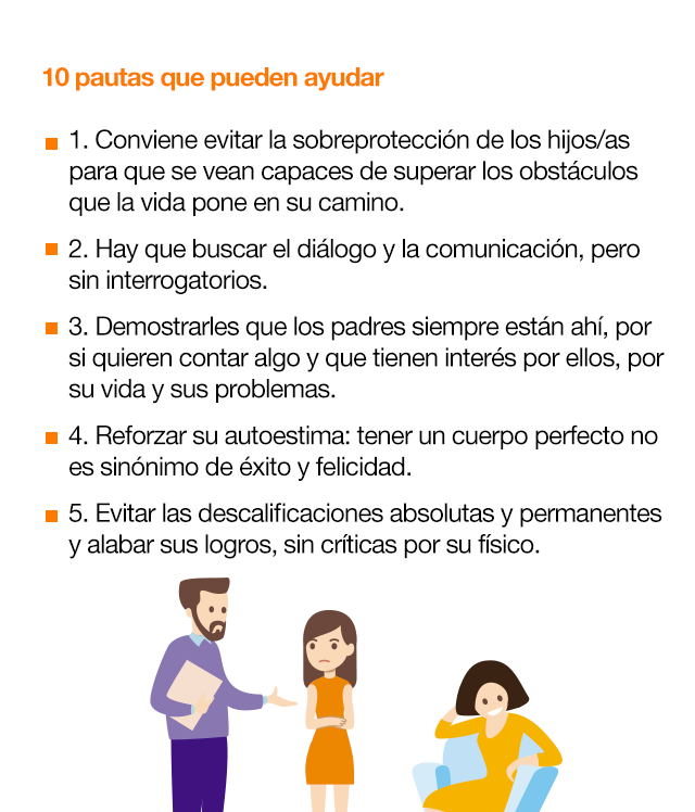 ¿Qué son los trastornos de la conducta alimentaria o TCA? Son trastornos de origen mental que se caracterizan por una preocupación excesiva por la comida. Esto hace que las personas cambien sus hábitos alimenticios y su comportamiento, llegando en ocasiones a situaciones graves de desnutrición. Los TCA más comunes son la anorexia y la bulimia. Según estudios recientes, la edad en la que suelen aparecer estas patologías ha disminuido de forma alarmante en los últimos cinco años. Si antes se presentaban entre los 14 y 18 años, hoy aparecen en torno a los 12 años, e incluso antes, algo que podría relacionarse con el acceso a edades cada vez más tempranas a modelos estéticos promovidos en redes sociales (especialmente las que basan sus contenidos en imágenes).